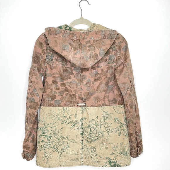 Hei Hei Anthropologie Floral Fatigue Camo Jacket - Picture 5 of 12